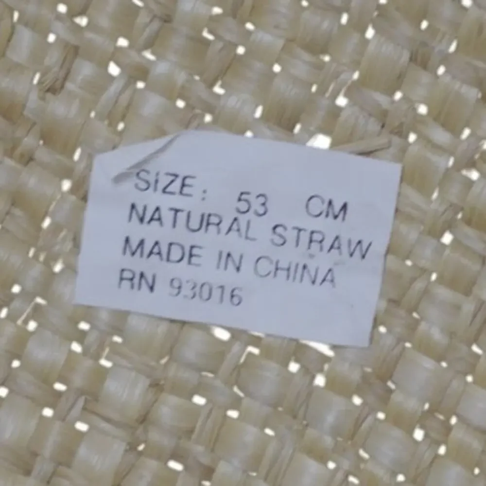 Vintage Woven Straw Sun Hat Sunflower Floral Accent Cottagecore Garden Beach Cap